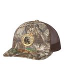 Richardson Camo/Mesh Trucker Cap w/BSS® Seal-Embroidered
