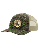 Richardson Camo/Mesh Trucker Cap w/BSS® Seal-Embroidered