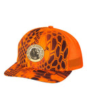 Richardson Camo/Mesh Trucker Cap w/BSS® Seal-Embroidered
