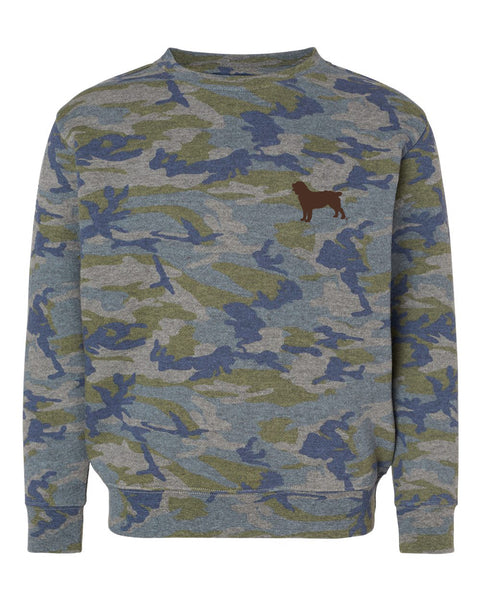 Vintage Camo Crewneck Sweatshirt Eleven Peaks Trading Co