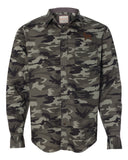 MEN'S WEATHERPROOF VINTAGE CAMO SHIRT W/BSS® SILHOUETTE