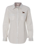 Women's Vintage Chambray Long Sleeve Shirt
