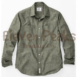 Men's Clearwater RootS73 Long Sleeve Shirt w/ BSS Silhouette Embroidery