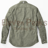 Men's Clearwater RootS73 Long Sleeve Shirt w/ BSS Silhouette Embroidery