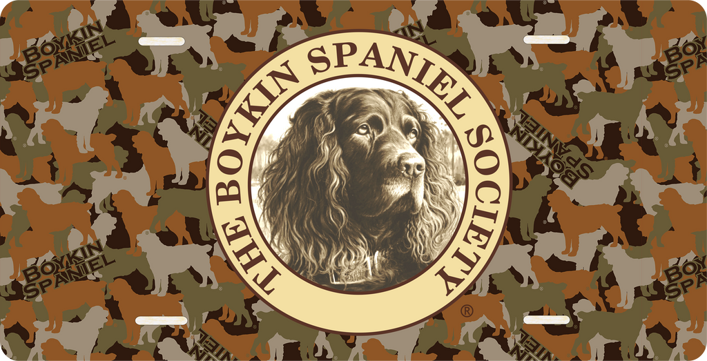 Aluminum License Plate w/ BSS® Seal & Boykinflauge™