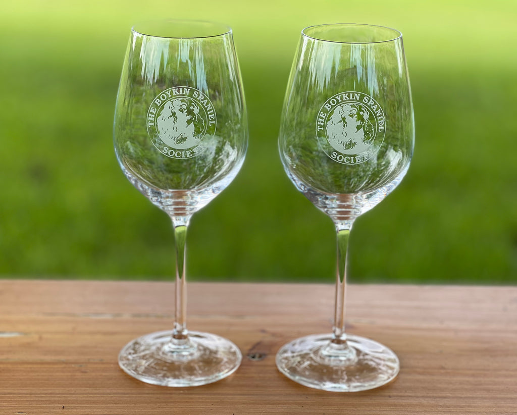 Crystal White Wine Glasses w/ BSS® Seal