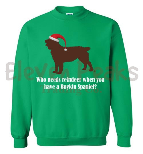 Boykin Reindeer Crew Neck Sweatshirt