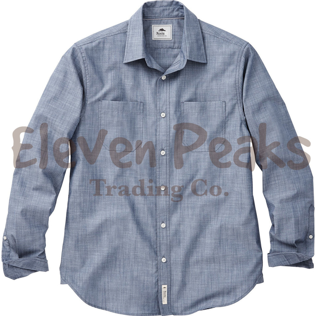Men's Clearwater RootS73 Long Sleeve Shirt w/ BSS Silhouette Embroidery